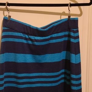 Cotton knit tube maxi